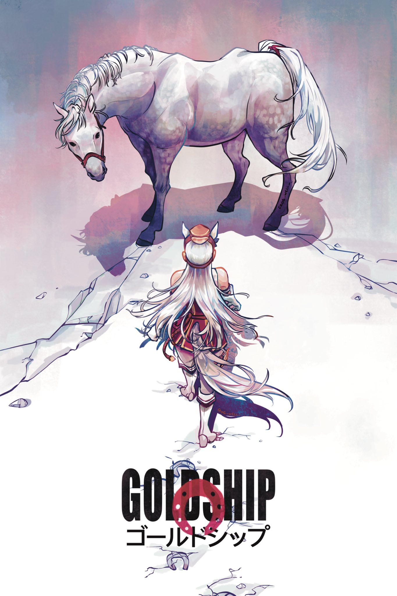 1girl, akira_(manga), akira_movie_poster, animal_ears, armband, boots, bow, brown_hat