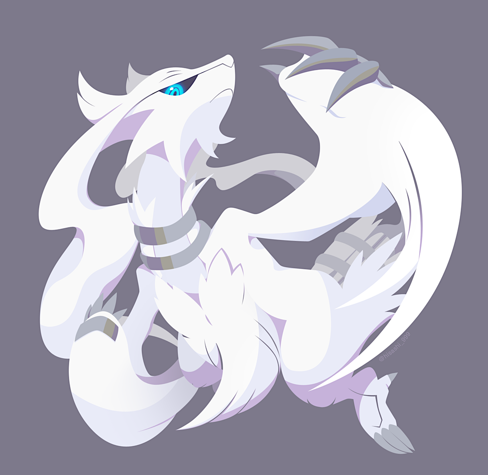 animal_focus, black_sclera, blue_eyes, claws, closed_mouth, colored_sclera, commentary_request, full_body