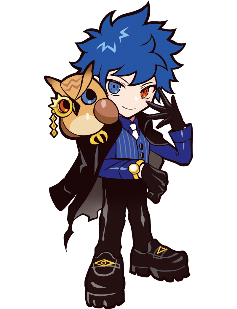 1boy, animal_on_shoulder, anime_coloring, beak, bird, black_coat, black_gloves, black_leggings