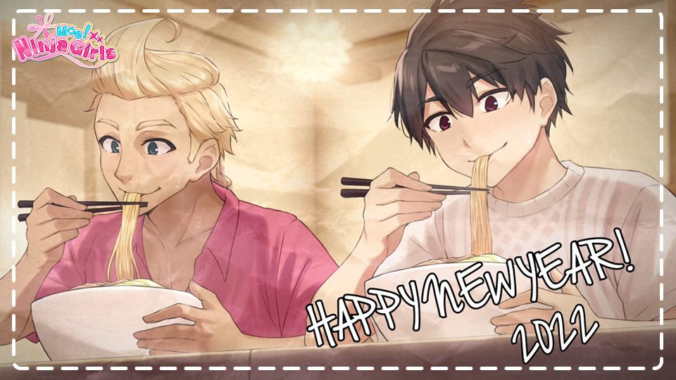 2022, 2boys, araya_kazuki, black_hair, blonde_hair, blue_eyes, chopsticks, eating