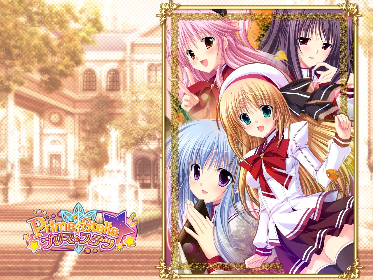 choco_chip, hibiri_tomoe, onoshima_kusumi, prima_stella, seifuku, takasu_miyabi, touhouin_shizuka, wallpaper