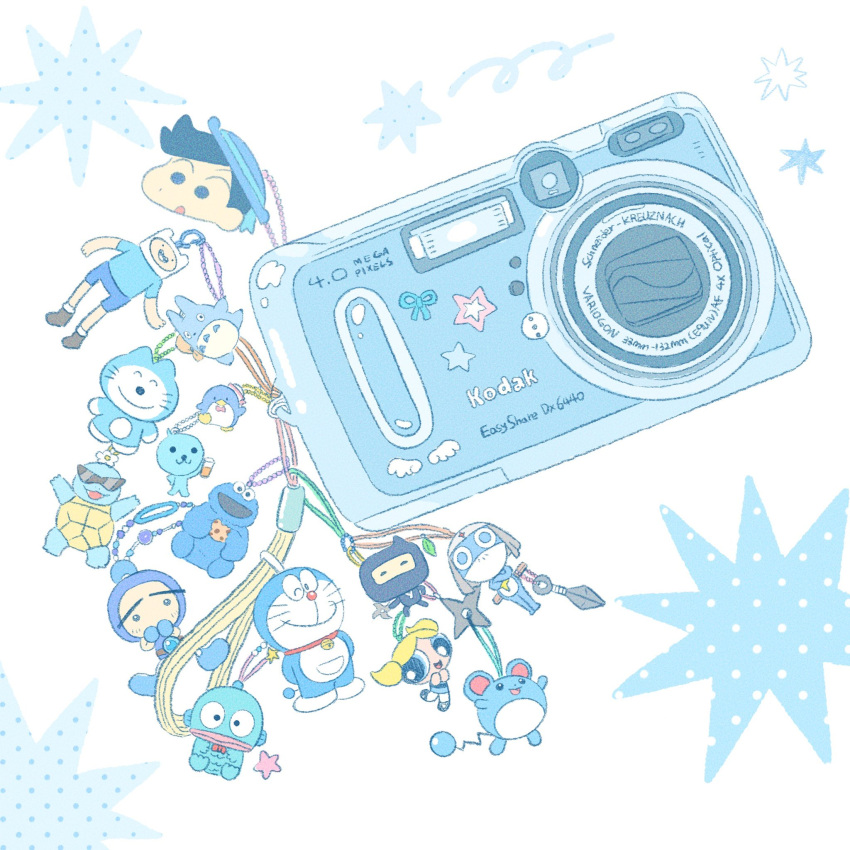 adventure_time, blue_theme, bubbles_(ppg), camera, character_charm, character_request, charm_(object), commentary