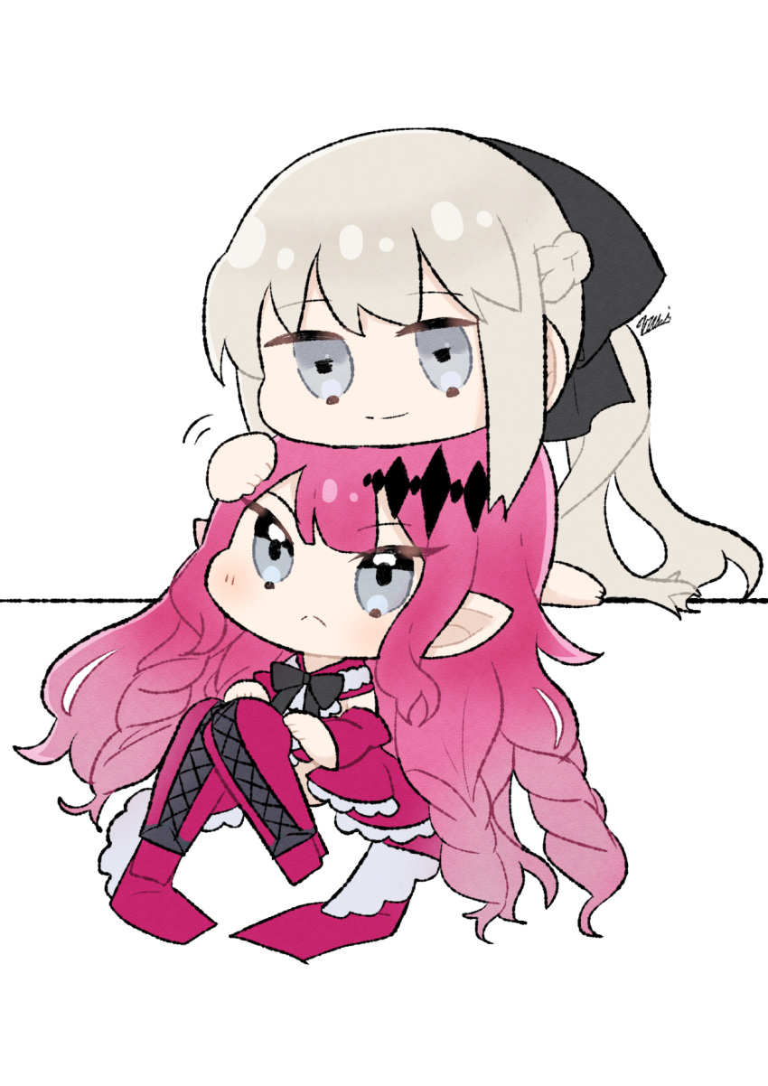 amagi_o_o, baobhan_sith_(fate), baobhan_sith_(first_ascension)_(fate), black_bow, blue_eyes, bow, braid, fate/grand_order