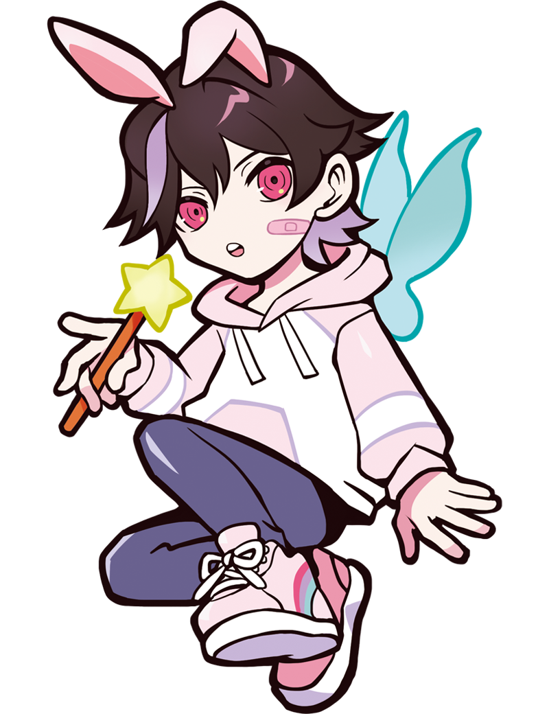 1boy, animal_ears, anime_coloring, aqua_wings, bandaid, bandaid_on_cheek, bandaid_on_face, blue_leggings