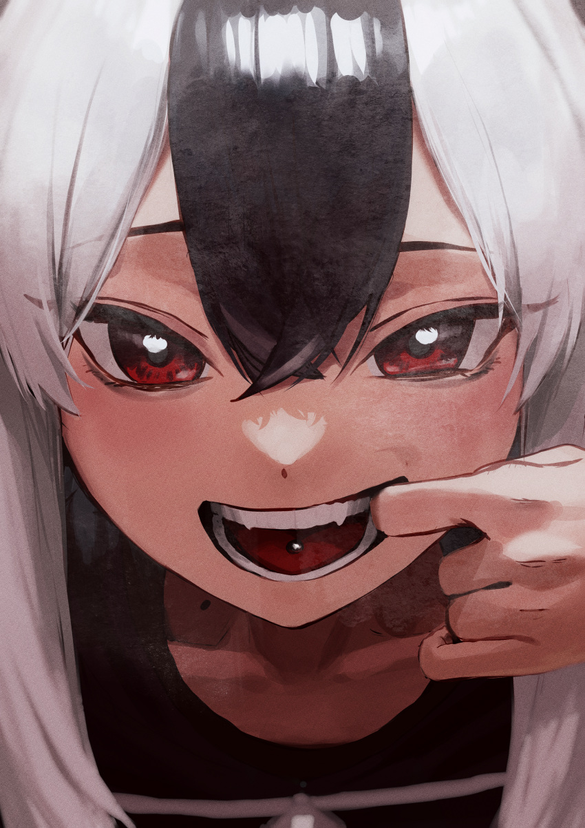 1girl, absurdres, black_hair, blue_archive, close-up, hair_between_eyes, highres, hood