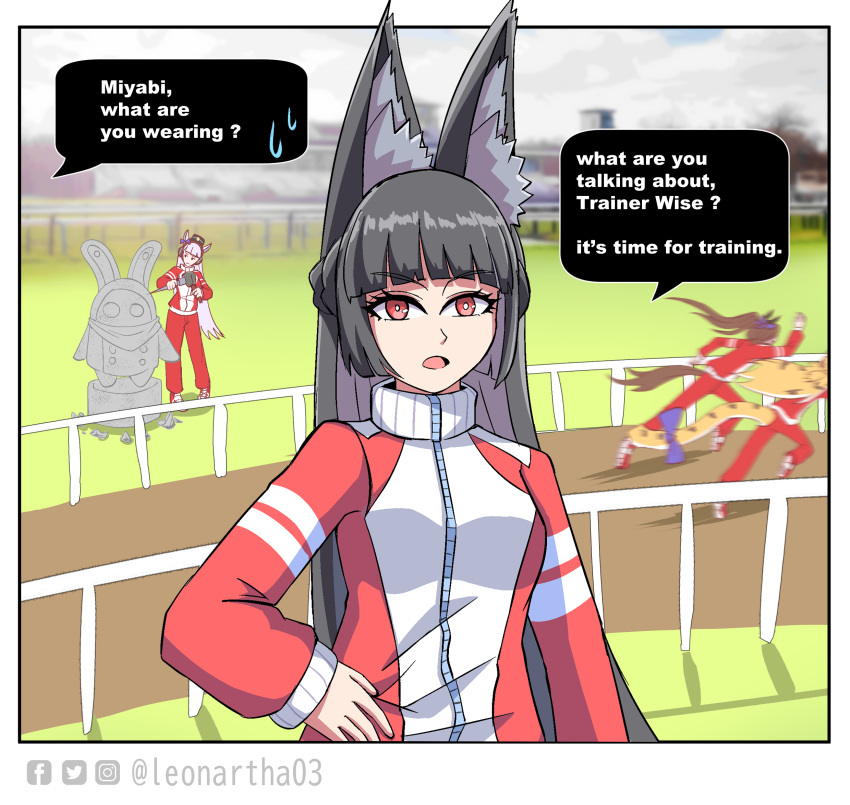 4girls, animal_ear_fluff, animal_ears, bangboo_(zenless_zone_zero), black_hair, blonde_hair, blurry, blurry_background