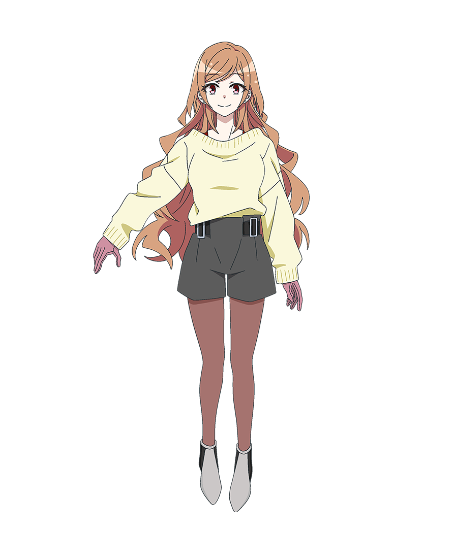 1girl, anime_coloring, belt, black_belt, breasts, brown_eyes, brown_hair, closed_mouth