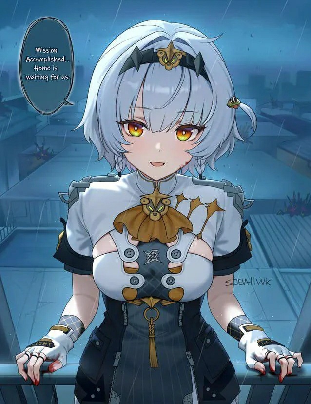 1girl, anby_demara, anby_demara_(silver_soldier), blood, blood_on_hands, pov, short_hair, zenless_zone_zero