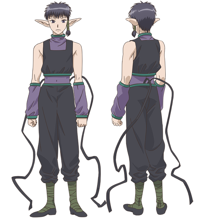 2boys, anime_coloring, back, bandaged_leg, bandages, black_eyes, black_hair, black_pants