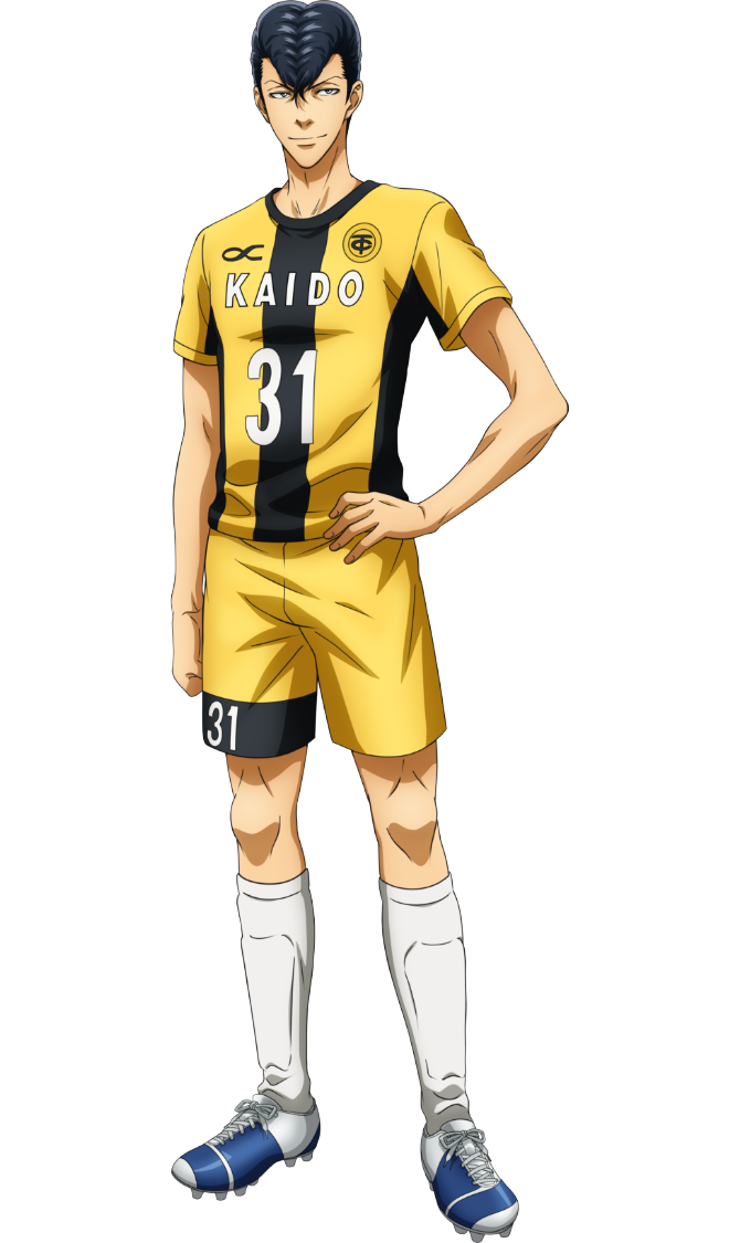 1boy, anime_coloring, ao_ashi, belt, black_hair, blue_shoes, closed_mouth, full_body