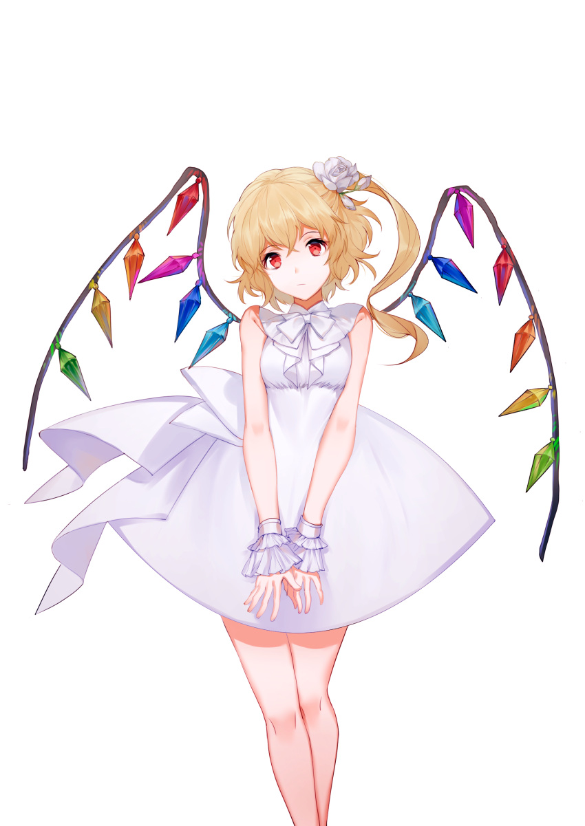 1girl, absurdres, alternate_costume, bare_shoulders, blonde_hair, chinese_commentary, closed_mouth, commentary_request