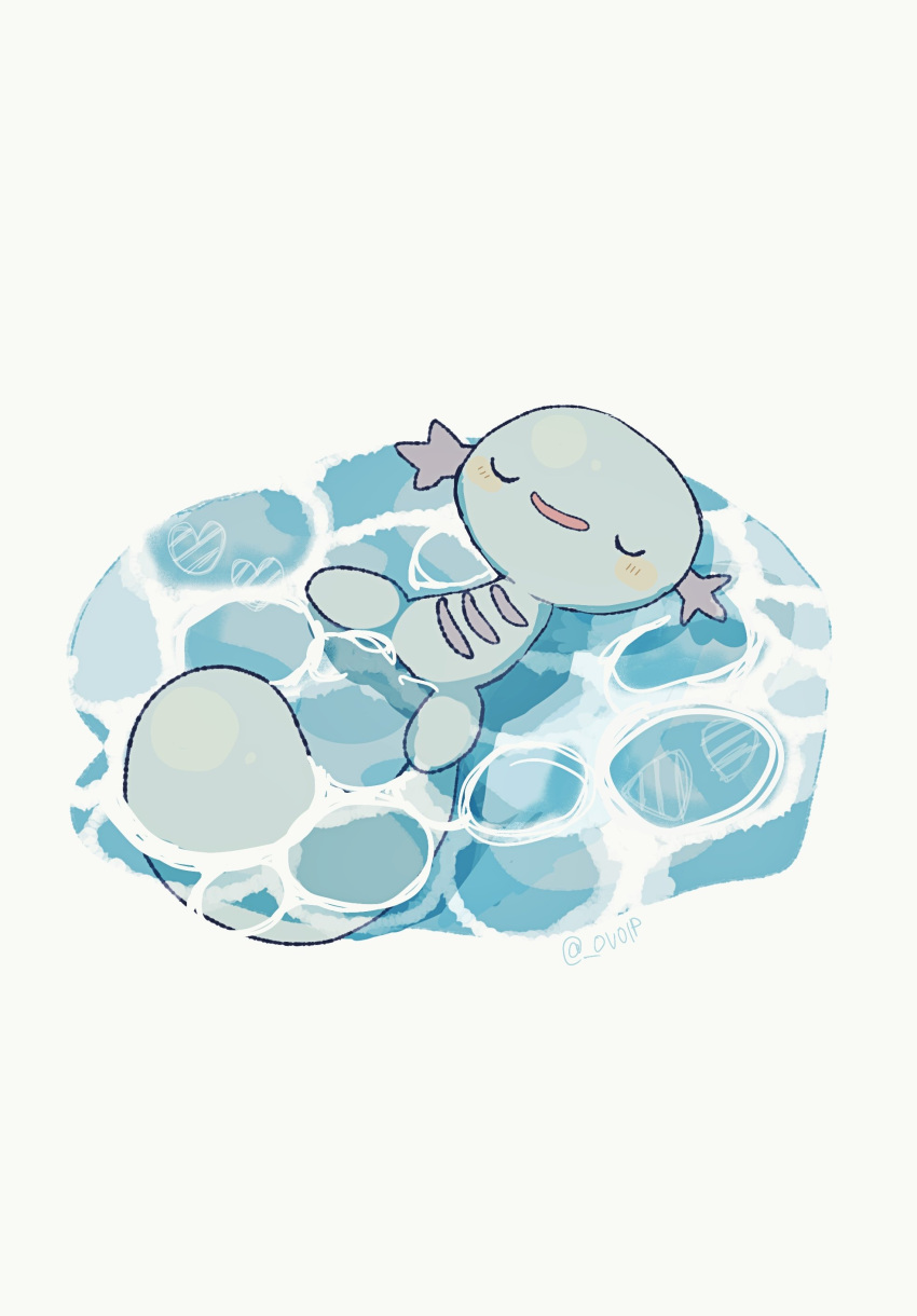 absurdres, afloat, animal_focus, blush, closed_eyes, floating, full_body, highres