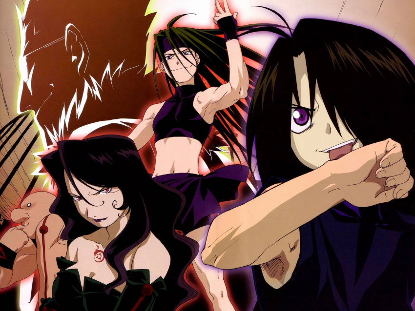 envy, fma_2003, fullmetal_alchemist, gluttony, lust, tagme, wrath, wrath_(2003), wrath_(fma_2003)