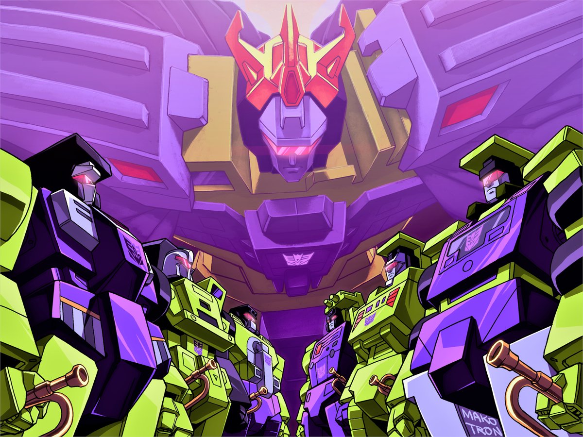 assault_visor, bonecrusher, constructicon, crown, decepticon, devastator_(transformers), glowing, glowing_eyes