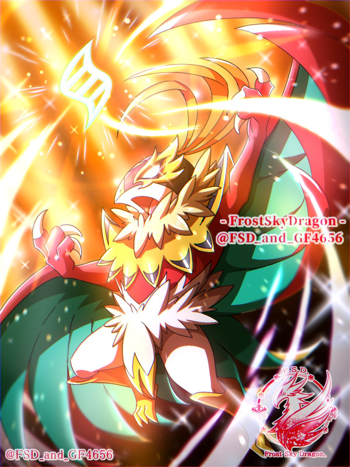 1other, bird, blank_eyes, claws, feathers, fsd_and_gf4656, furry, hawlucha