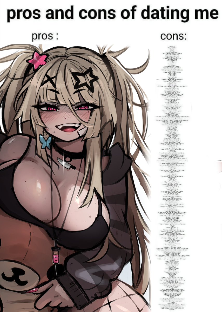 breasts, gauze, jewelry, large_breasts, leaning_forward, makeup, mascara, miki_(dokidomiki)