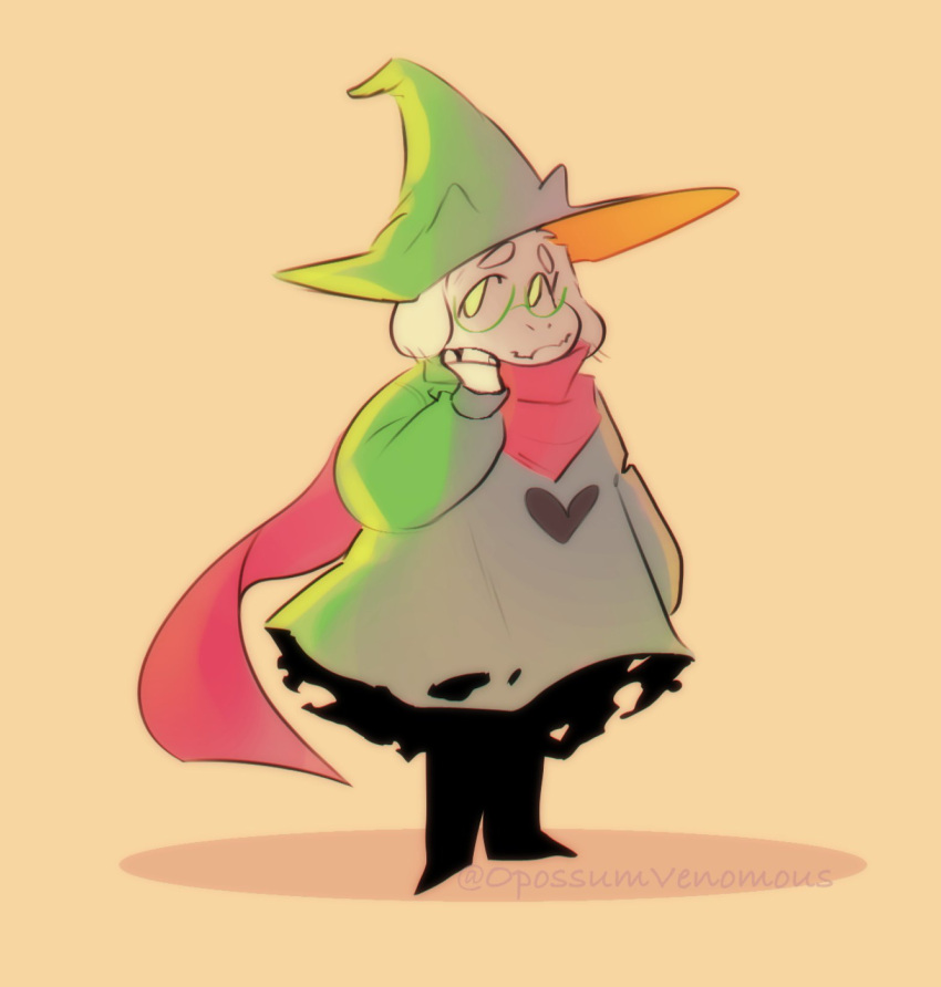 1boy, 2022, 2d, animal_ears, anthro, barefoot, commentary, deltarune