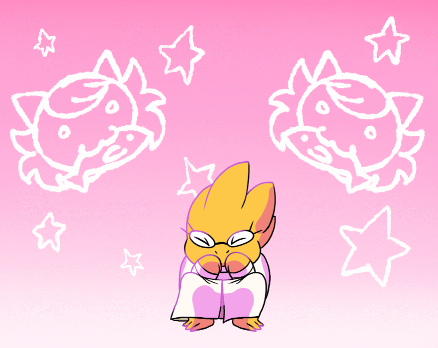 >_<, 1girl, 2015, 2d, alphys, alternate_costume, animal_ear_hairband, animated