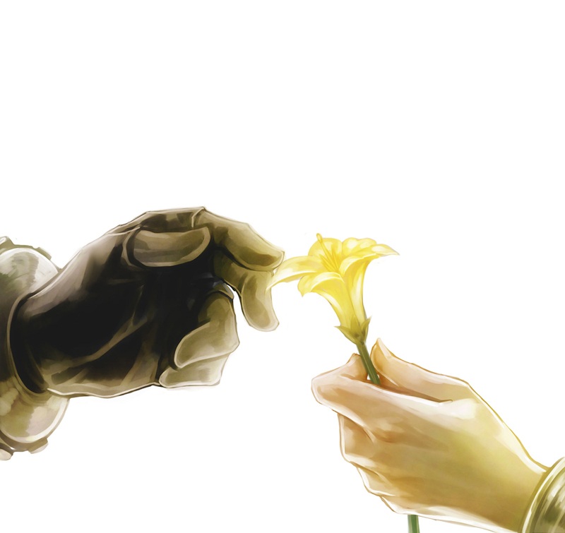 bracelet, cloud_strife, final_fantasy, final_fantasy_vii, flower, gloves, jewelry, plastictarnce