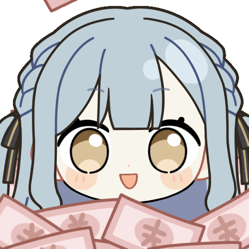 1girl, :d, animated, animated_gif, bang_dream!, bang_dream!_it's_mygo!!!!!, banknote, black_ribbon