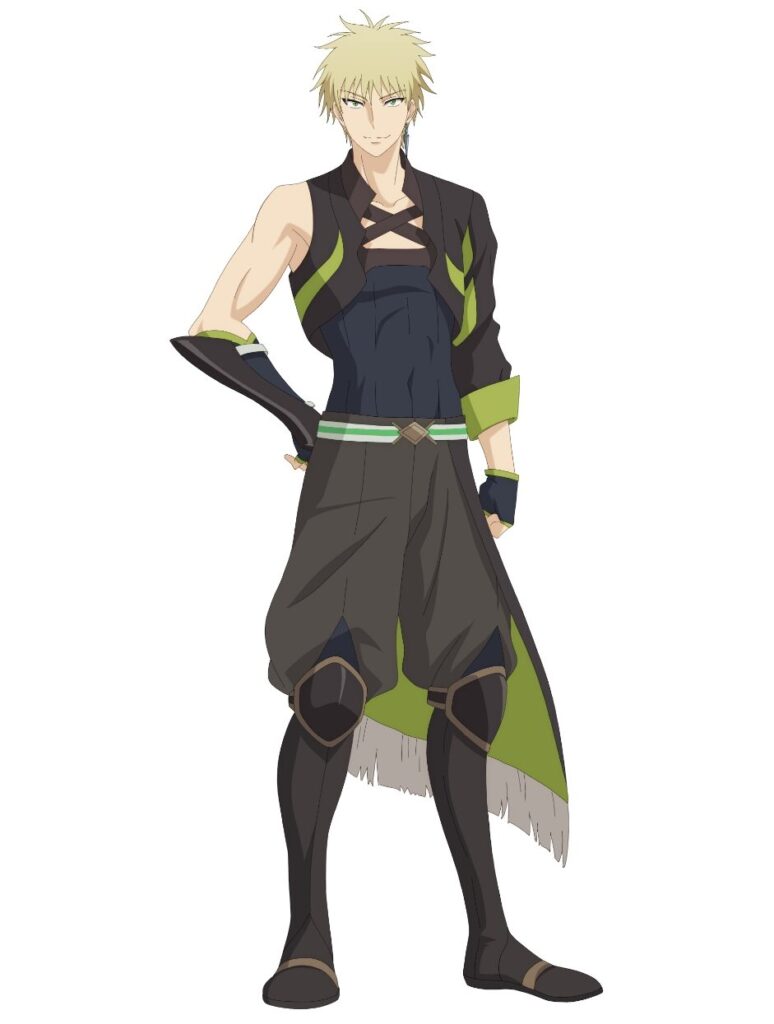 1boy, anime_coloring, asymmetrical_sleeves, belt, black_gloves, black_jacket, blonde_hair, boots