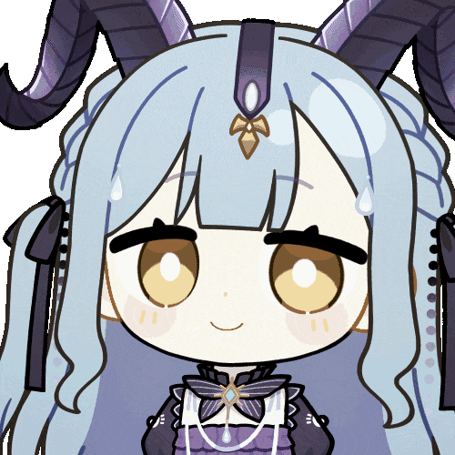 1girl, animated, animated_gif, arknights, bang_dream!, bang_dream!_it's_mygo!!!!!, black_horns, black_ribbon
