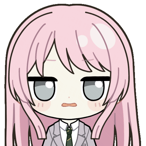 ..., 1girl, animated, animated_gif, bang_dream!, bang_dream!_it's_mygo!!!!!, blush_stickers, chibi