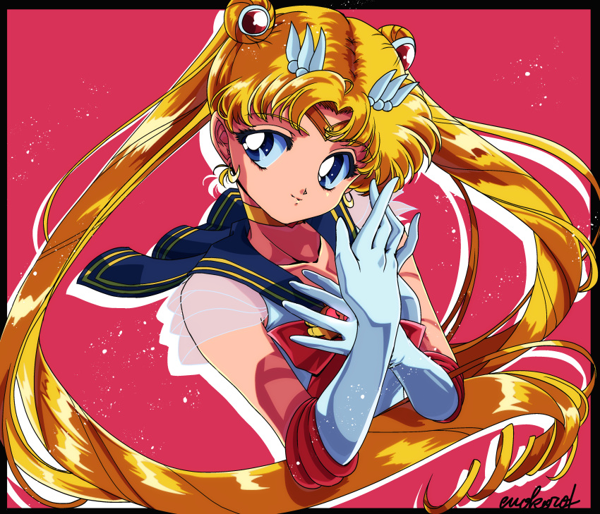 absurdres, akasi0807, bishoujo_senshi_sailor_moon, blonde_hair, blue_eyes, blue_sailor_collar, bow, brooch