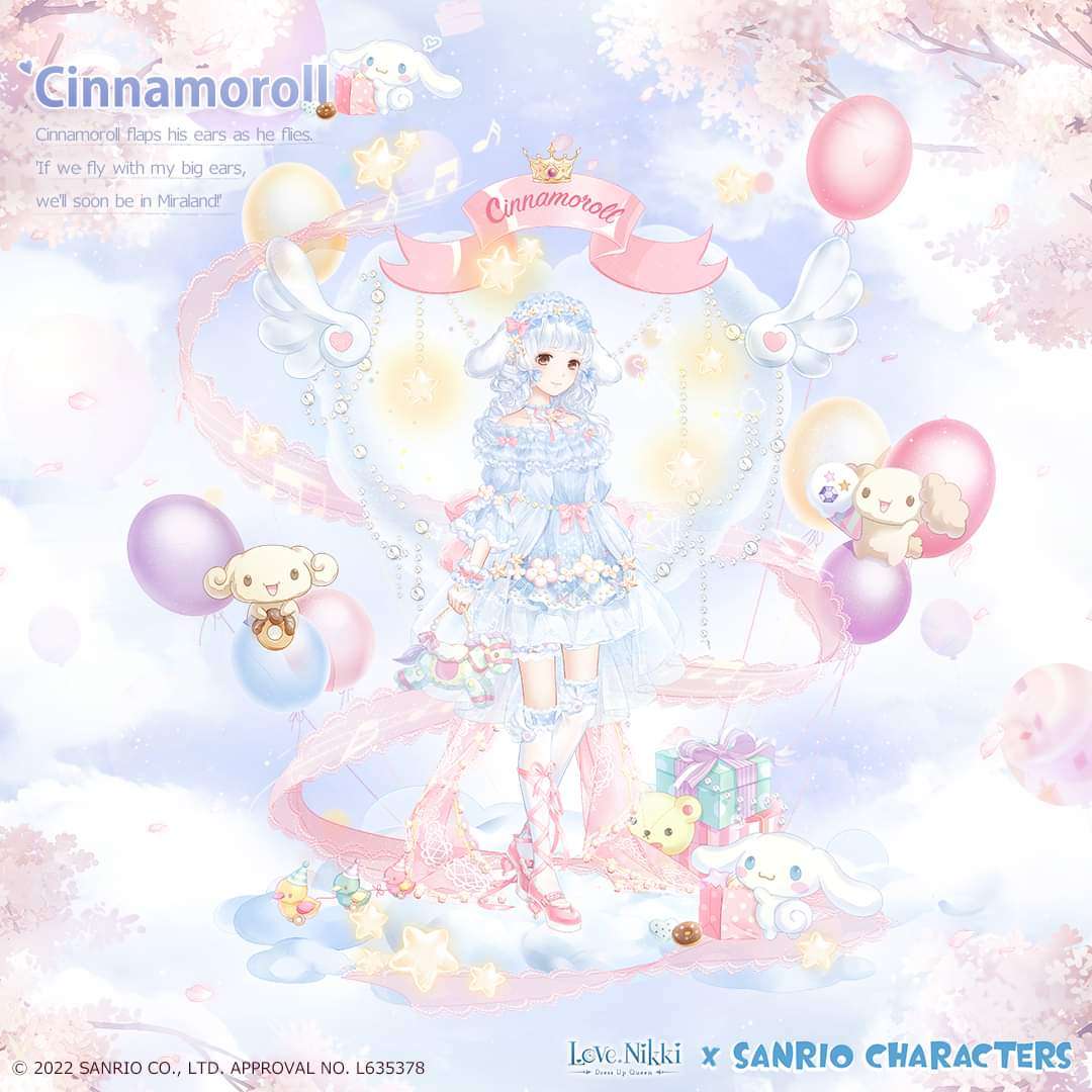 1girl, 2022, animal_ears, artist_request, balloon, blue_dress, blue_hairband, blue_sky