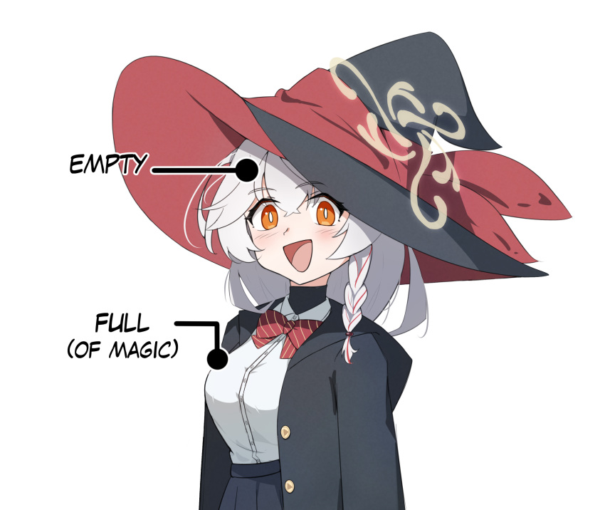 1girl, black_coat, black_hat, blue_archive, bow, bowtie, coat, collared_shirt