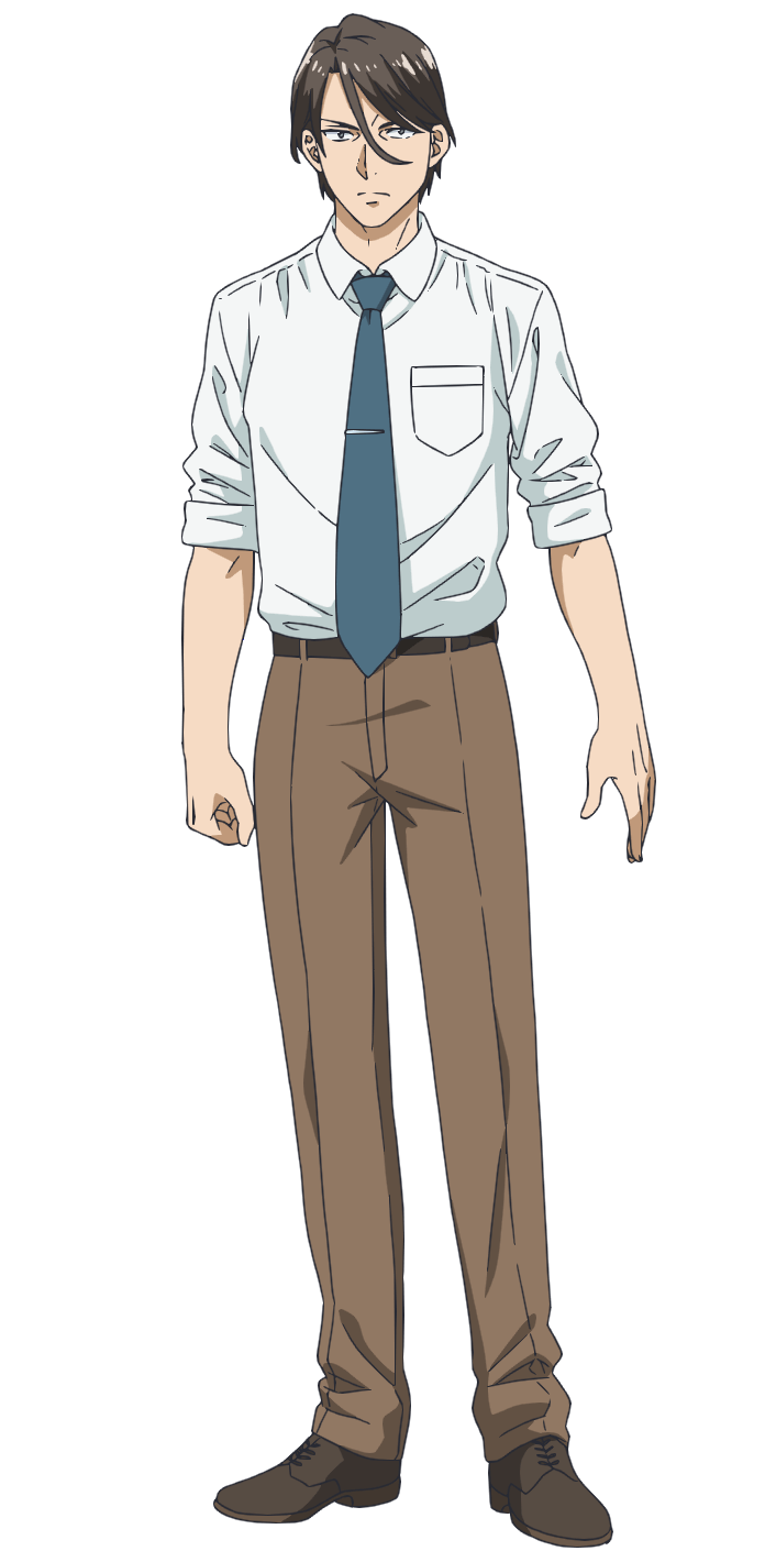 1boy, anime_coloring, ao_no_orchestra, ayukawa_hiroaki, belt, brown_belt, brown_pants, brown_shoes