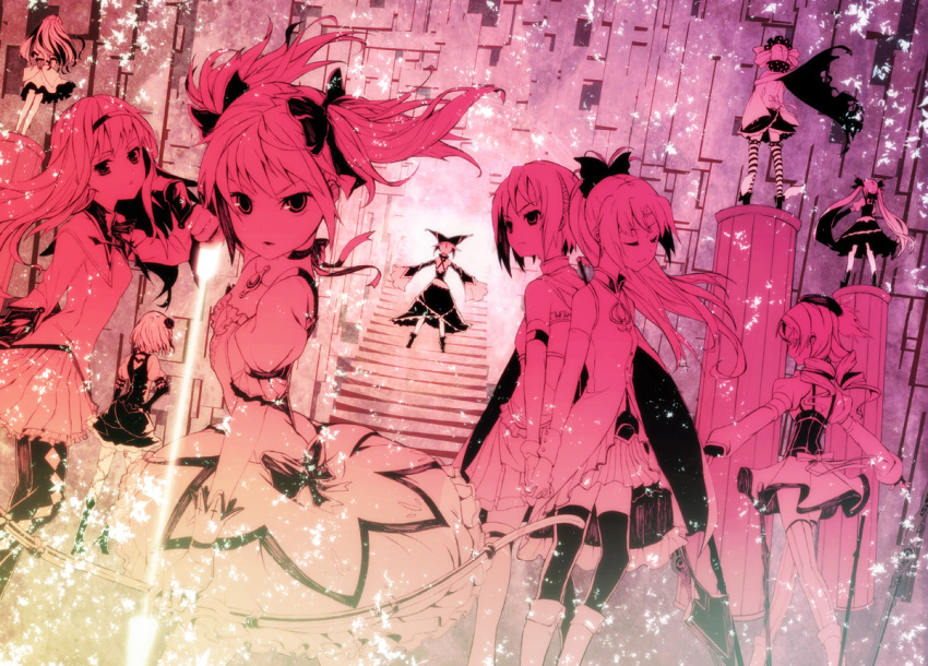 akemi_homura, charlotte_(madoka_magica), elsa_maria_(madoka_magica), gertrud_(madoka_magica), gisela_(madoka_magica), h.n.elly_(kirsten), kaname_madoka, magical_girl