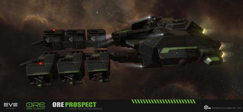 3d, absurdres, advanced_ship_(eve_online), brown_background, clouds, commentary, company_logo, company_name, copyright_logo, copyright_name, covert_ops_(eve_online), dated, english_commentary, english_text, eve_online, exploration_ship_(eve_online), flying, frigate_(eve_online), glowing, harvesting_ship_(eve_online), highres, logo, maya_(medium), mining_frigate_(eve_online), no_humans, official_art, outdoors, outer_ring_excavations_(eve_online), photoshop_(medium), realistic, science_fiction, space, spacecraft, spacecraft_turret, star_(sky), starry_sky_background, tech_2_ship_(eve_online), thrusters, vehicle_focus, vehicle_name, ymir_jonsson