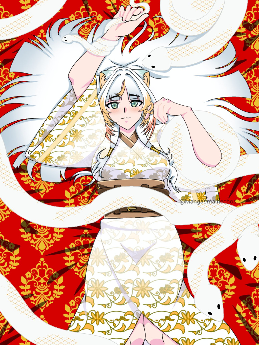 blue_eyes, chromashift, taiga_toragami, tiger_ears, virtual_youtuber, white_hair
