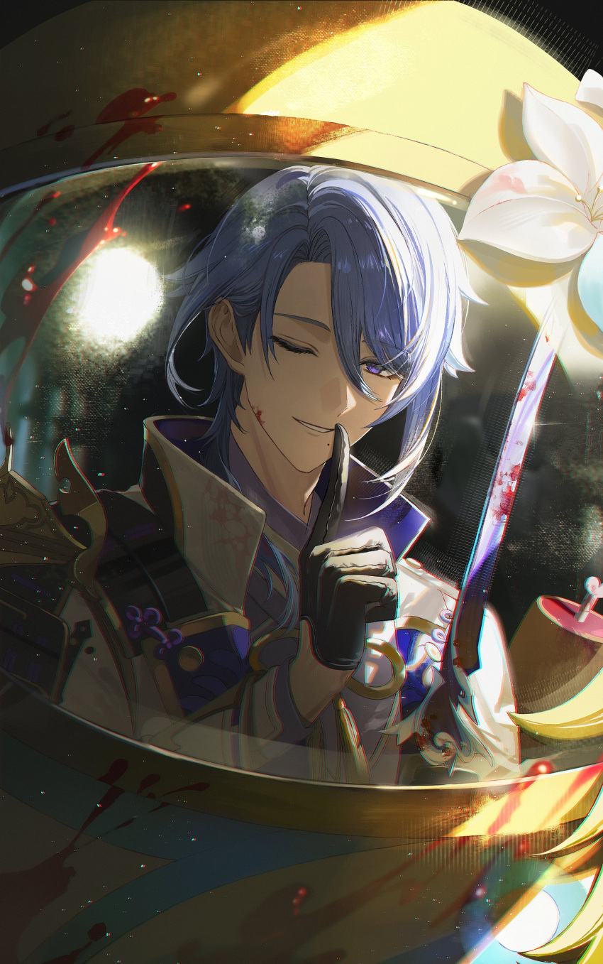 1boy, 1girl, absurdres, among_us, armor, asymmetrical_armor, asymmetrical_hair, bilingual_commentary
