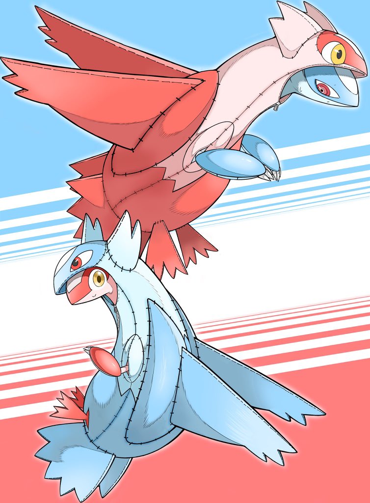 claws, closed_mouth, cosplay, dragon, full_body, hood, hood_up, latias