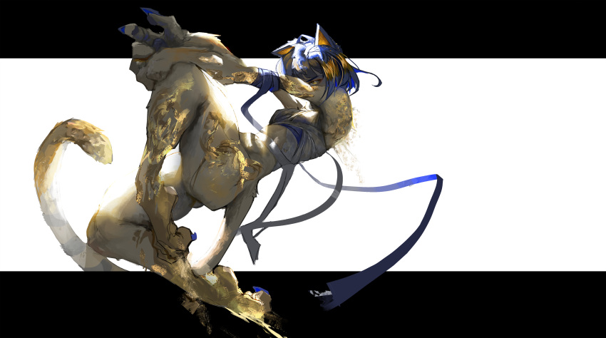 1girl, absurdres, animal, animal_crossing, animal_ears, animal_hands, ankha_(animal_crossing), bandages