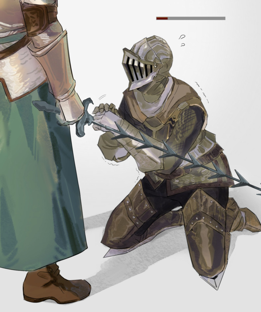 1boy, 1other, bearer_of_the_curse, black_pants, boots, brown_boots, commentary, cybfaazx8lyvkca