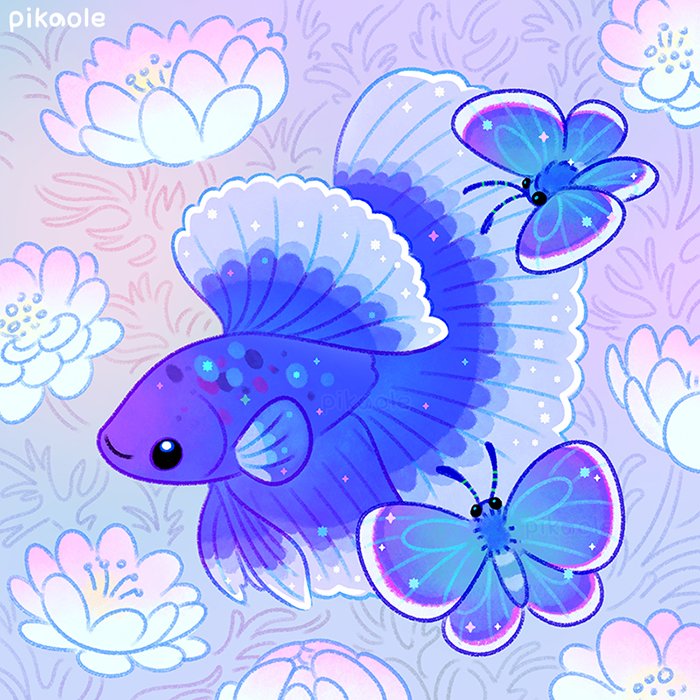 animal_focus, antennae, artist_name, blue_butterfly, bug, butterfly, commentary, flower