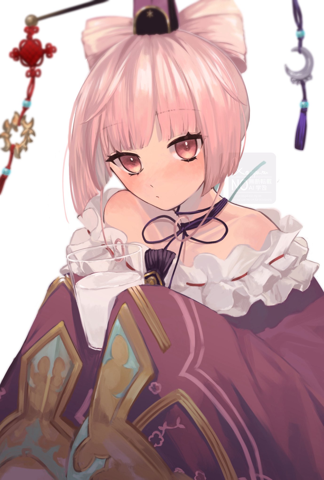 1girl, atelier_(series), atelier_resleriana, atelier_resleriana:_the_red_alchemist_&amp;_the_white_guardian, atelier_sophie, blush, bow-shaped_hair, commentary_request