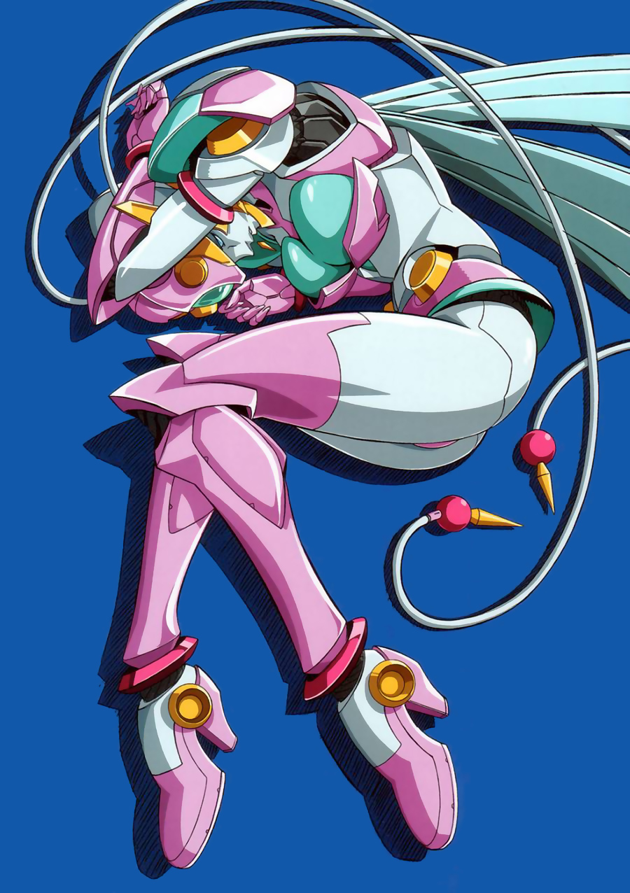 godannar, high_heels, highres, kimura_takahiro, mecha, neo_okusaer, robot_girl, shinkon_gattai_godannar!!, shoes, solo