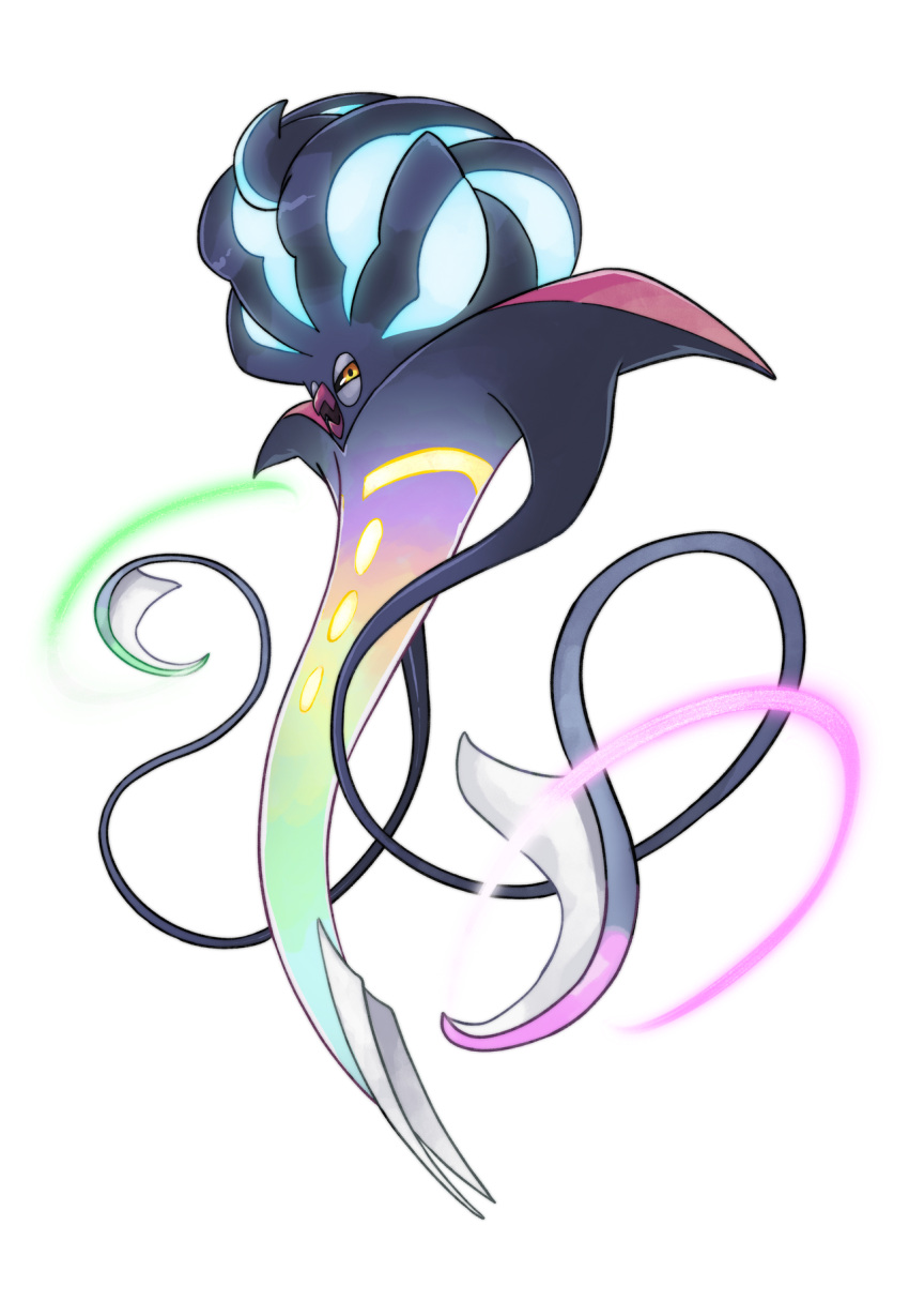 1other, beak, black_sclera, colored_sclera, commentary, english_commentary, full_body, highres
