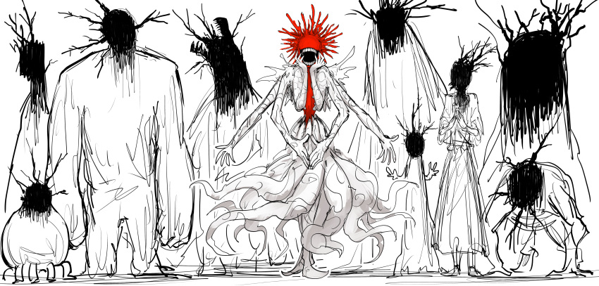 blot_plot, commentary_request, extra_arms, full_body, highres, hyuba_(kankan33333), kankan33333, monster