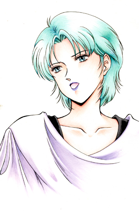 1980s_(style), 1980s_fashion, 1girl, aqua_eyes, aqua_hair, commentary_request, four_murasame, gundam