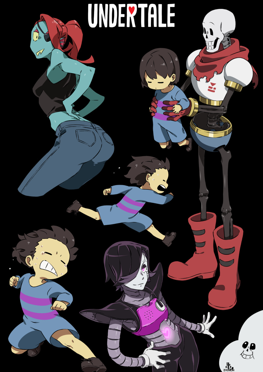 1girl, 1other, 2020, 2boys, 2d, =_=, absurdres, androgynous