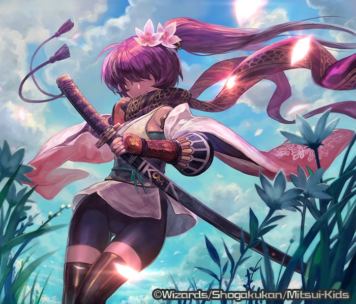 1girl, bare_shoulders, black_shorts, blue_sky, boots, closed_mouth, clouds, cloudy_sky