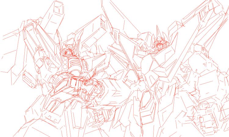 arm_slave_(mecha), choujuu_kishin_dancouga, clenched_hand, dancouga, dancouga_(series), dancouga_nova, dancouga_nova_max_god, gattai