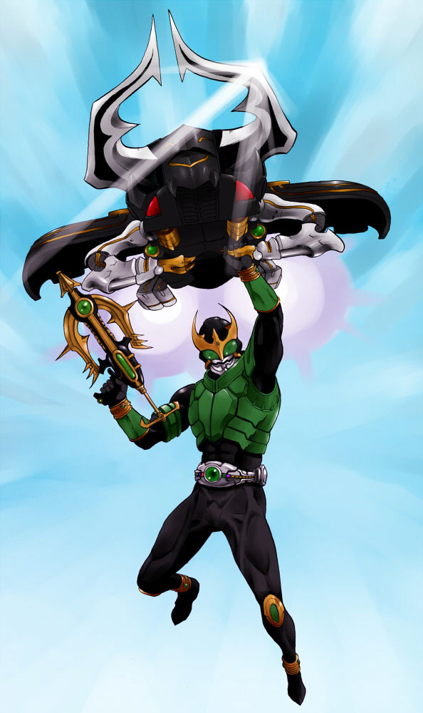 gouram, gun, kamen_rider, kamen_rider_kuuga, kamen_rider_kuuga_(series), ozaki_yuusuke, weapon