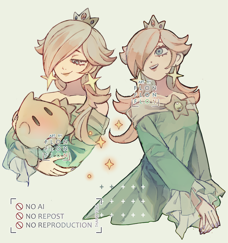 1girl, aqua_dress, blonde_hair, blue_eyes, brooch, carrying, crown, dress