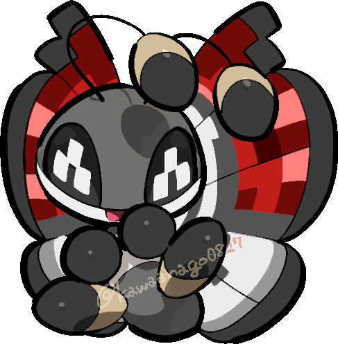 animal_focus, antennae, bug, chibi, chibi_only, commentary_request, full_body, insect_wings